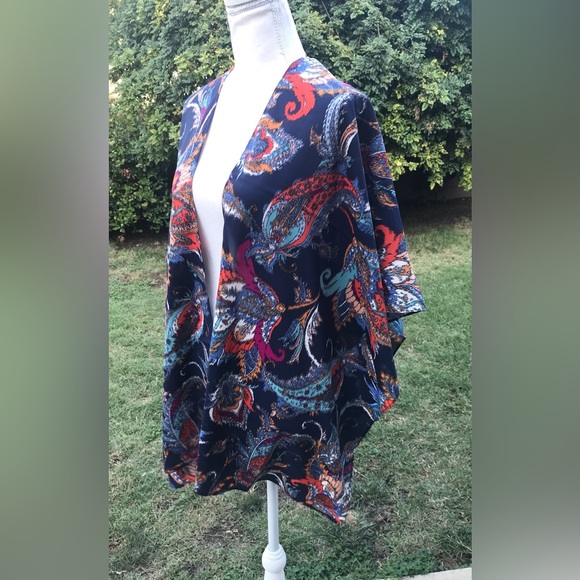 Multi colored Cardigan Boho style - Picture 3 of 6